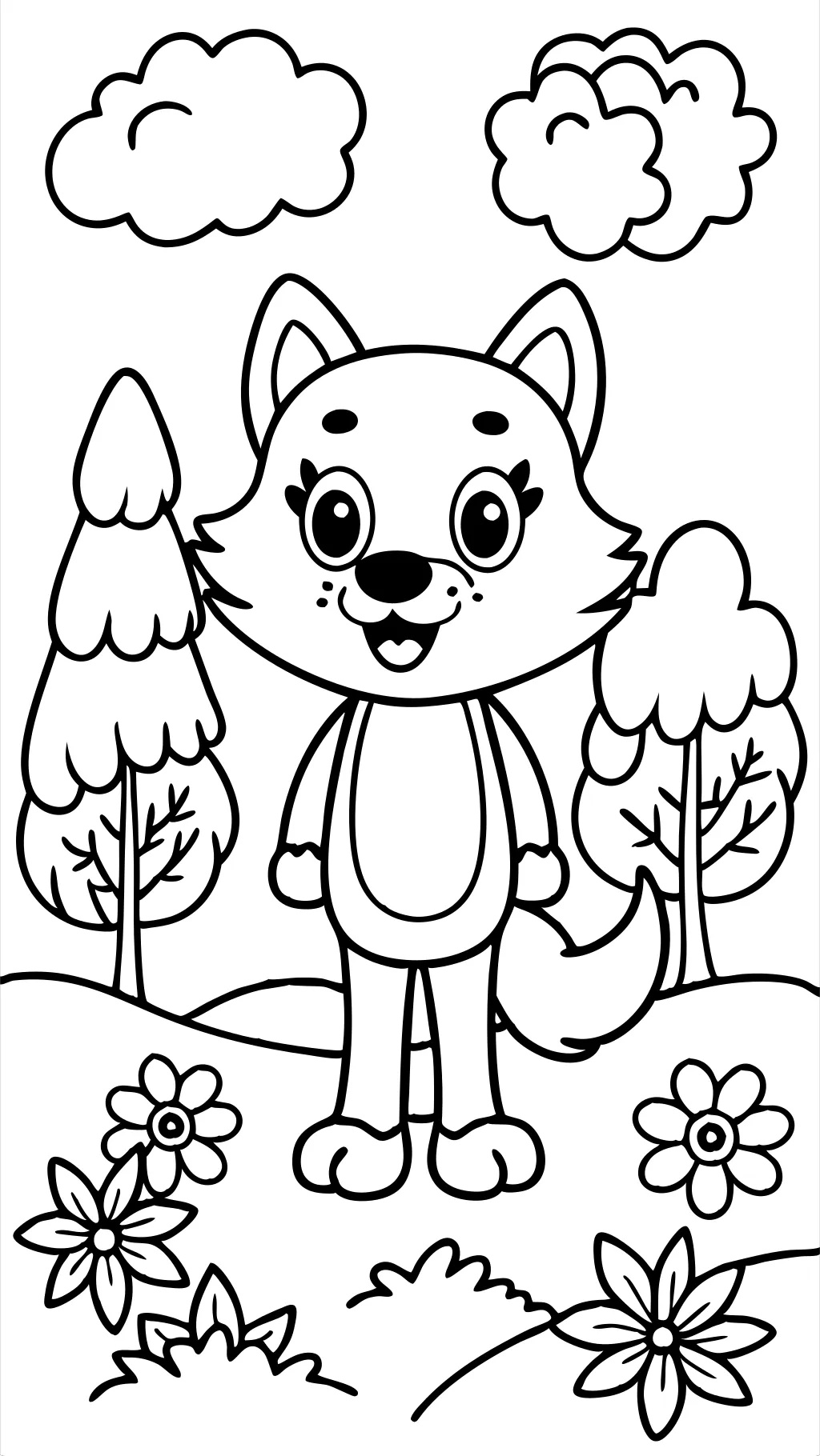 wolfoo printable coloring pages